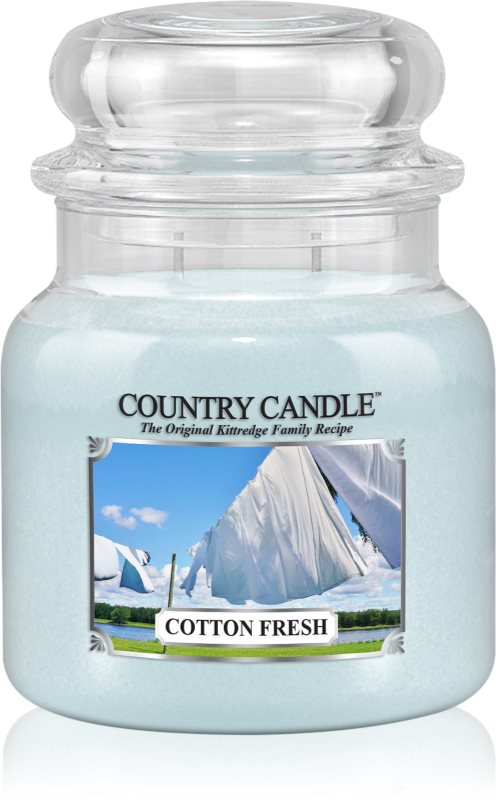 Country Candle Cotton Fresh vonná sviečka 453 g