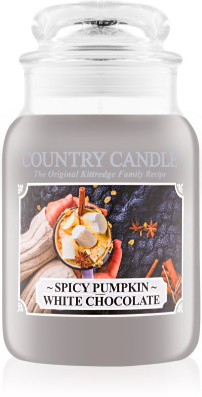 Country Candle Spicy Pumpkin White Chocolate vonná sviečka 652 g