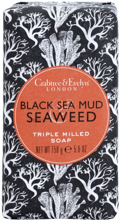 Crabtree & Evelyn Black Sea Mud & Seaweed luxus szappal tengeri algával és iszappal