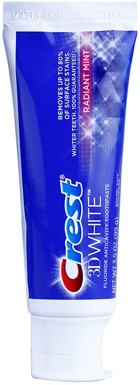Crest 3D White Radiant Mint Toothpaste For Pearly White Teeth