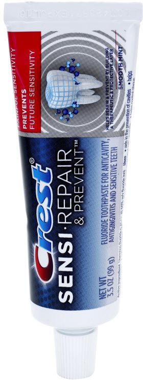 Crest Sensi Repair & Prevent pasta para o fortalecimento do esmalte dos dentes para dentes sensíveis