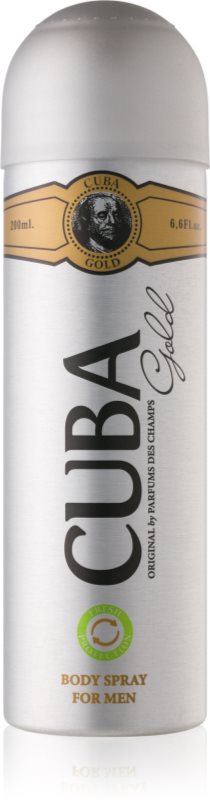 Cuba Gold spray pentru corp pentru barbati 200 ml