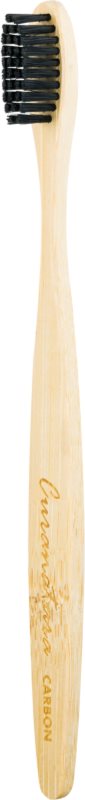 Curanatura Carbon escova de dentes de bambu soft