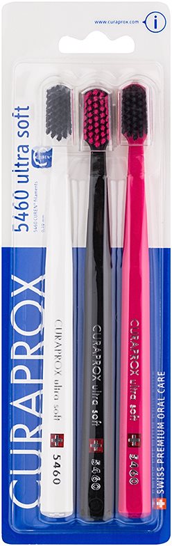 Curaprox 5460 Ultra Soft szczoteczki do zębów 3 szt.