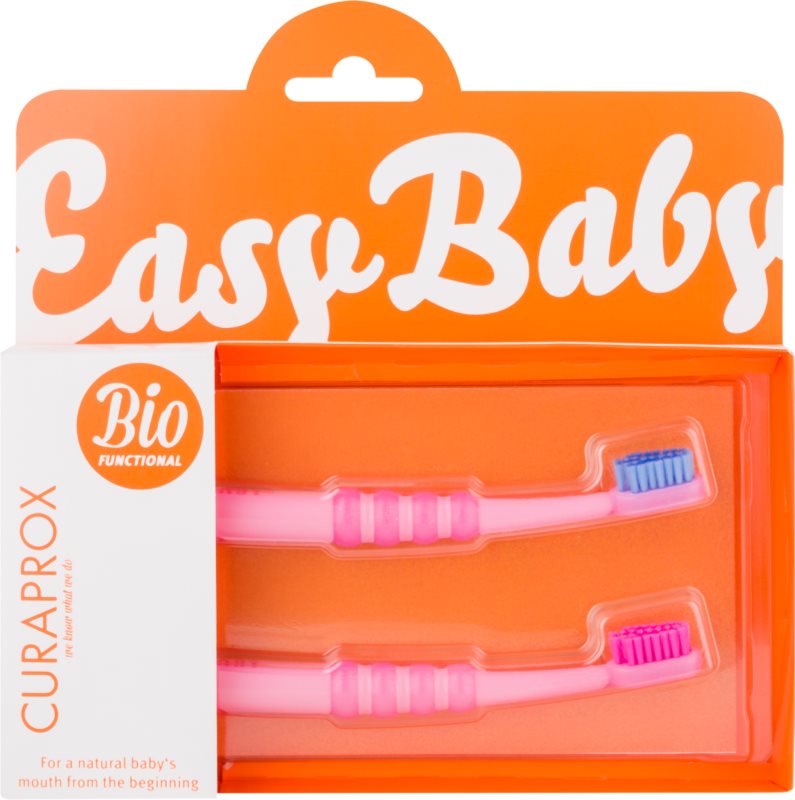 Curaprox Easy Baby четка за зъби за деца 2 бр