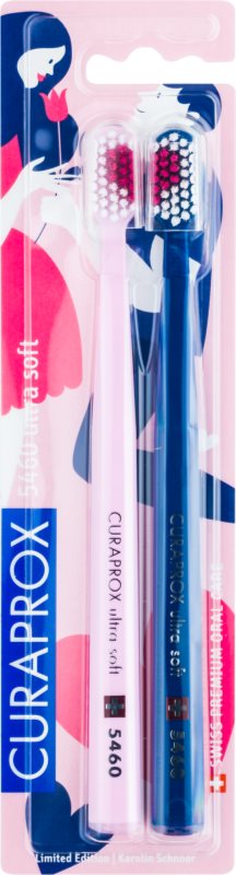 Curaprox Love Edition Ultra Soft 5460 zubní kartáčky 2 ks