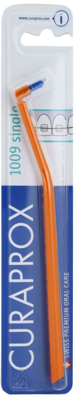 Curaprox 1009 Single jednosvazkový zubní kartáček pro uživatele fixních rovnátek