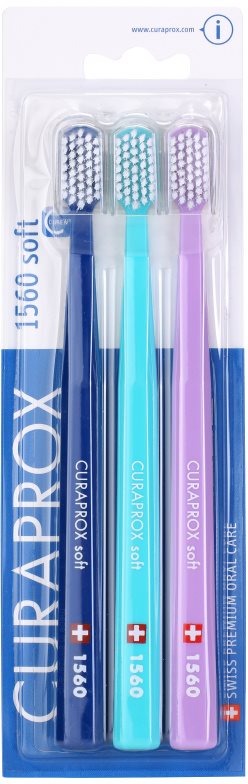Curaprox 1560 Soft szczoteczki do zębów 3 szt.