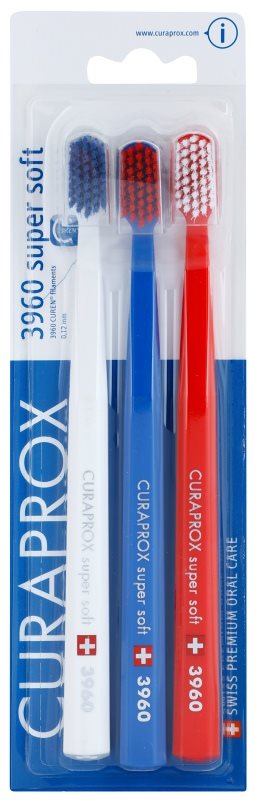 Curaprox 3960 Super Soft szczoteczki do zębów 3 szt.