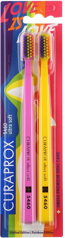 Curaprox 5460 Ultra Soft Rainbow Edition Zahnbürsten 2 Stk.
