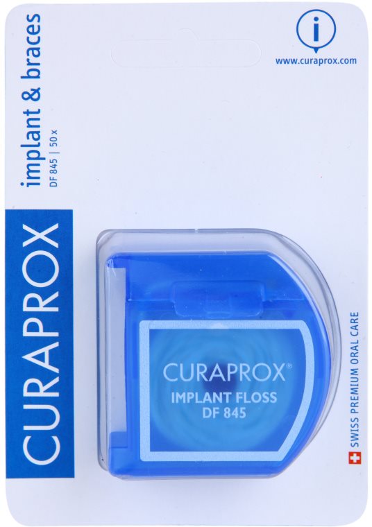 Curaprox DF 845 Dental Floss on Braces and Implants