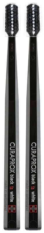 Curaprox Black is White zubné kefky ultra soft 2 ks