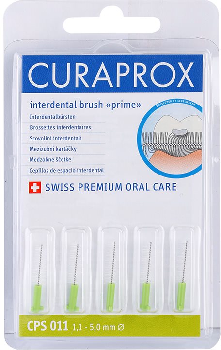 Curaprox Interdental Brush Prime CPS náhradní mezizubní kartáčky v blistru 5 ks