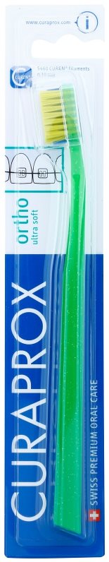 Curaprox Ortho Ultra Soft 5460 ortodontický zubní kartáček pro uživatele fixních rovnátek