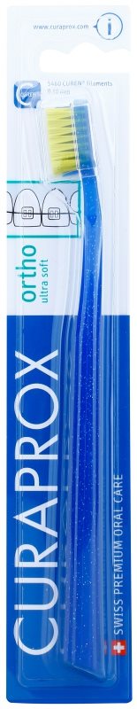 Curaprox Ortho Ultra Soft 5460 szczoteczka ortodontyczna dla osób noszących aparaty ortodontyczne