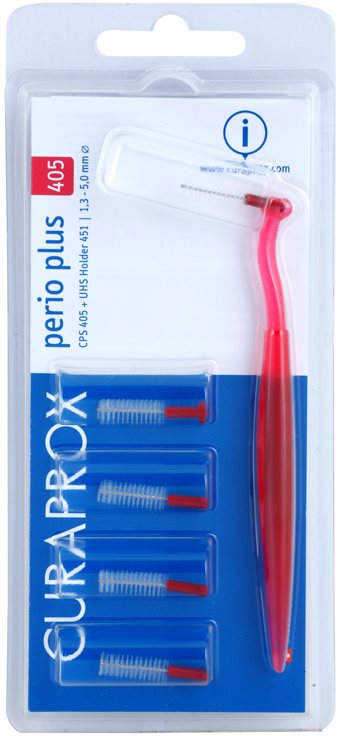Curaprox Perio Plus náhradné medzizubné kefky 5 ks + držiak