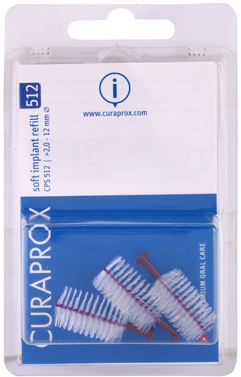 Curaprox Soft Implantat CPS змінні міжзубні щітки для чищення імплантантів 3 шт