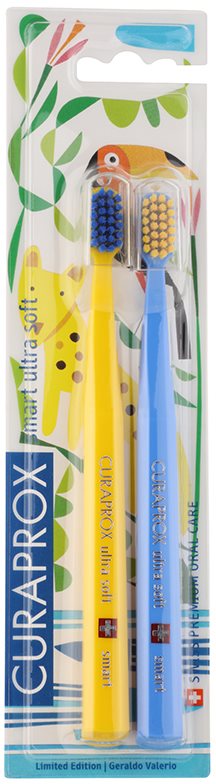 Curaprox 7600 Smart Ultra Soft Jungle Edition četkice za zube 2 kom