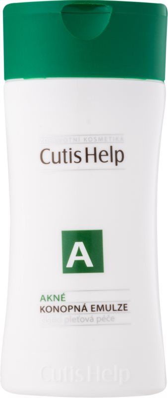 CutisHelp Health Care A - Akné konopná čistiaca emulzia pre problematickú pleť, akné