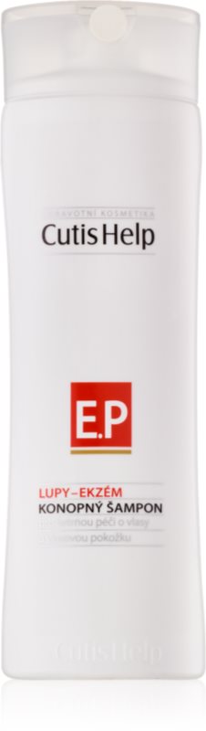 CutisHelp Health Care P.E. - Dandruff - Eczema Hennep Shampoo bij tekenen van Eczeem en tegen Roos
