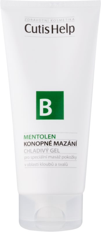 CutisHelp Health Care B - Mentolen gel revigorant cu mentol si canepa muschii si articulatiile