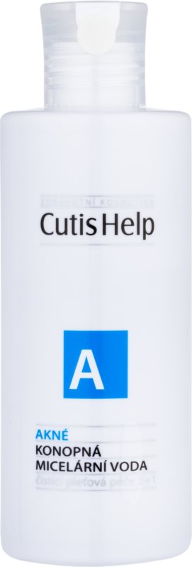 CutisHelp Health Care A - Acne apa micelara cu extract de canepa 3 in 1 pentru ten acneic