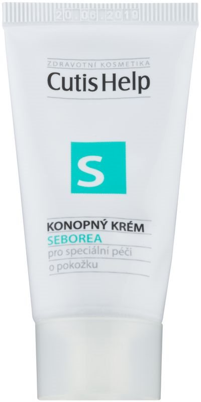 CutisHelp Health Care S - Seborea konopný krém na seboroickú dermatitídu na reguláciu kožného mazu
