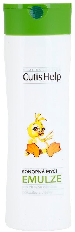 CutisHelp Mimi lotiune pentru curatare cu extract de canepa pentru nou-nascuti si copii