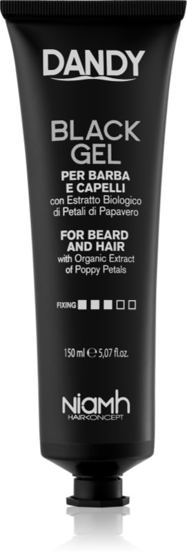 DANDY Black Gel чорний гель для сивого волосся та бороди