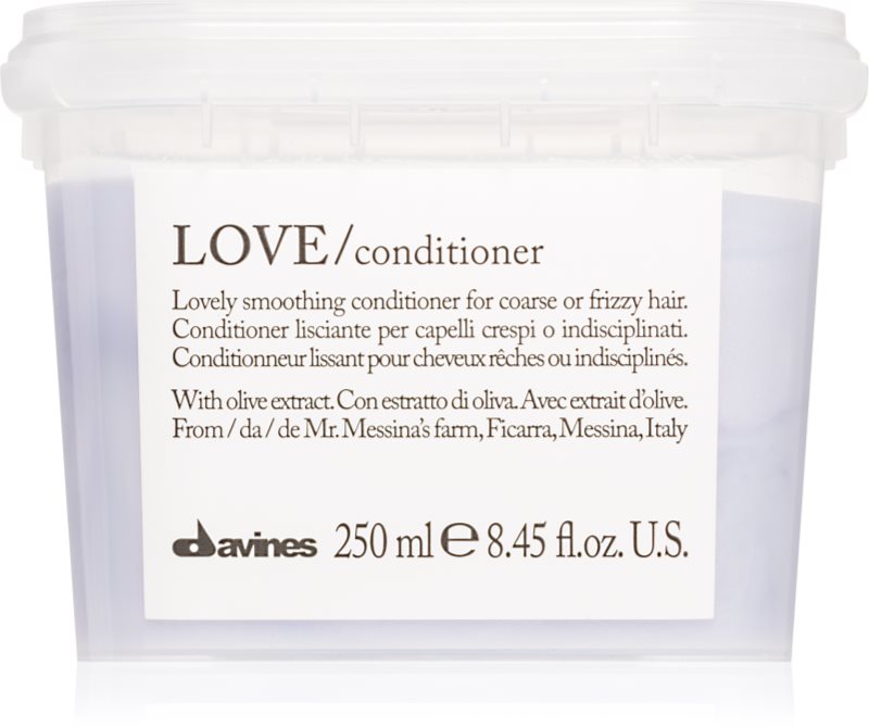 Davines Love Olive Gladmakende Conditioner voor Onhandelbaar en Pluizig Haar