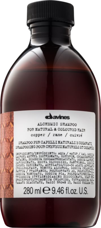 Davines Alchemic Copper šampon pro zvýraznění barvy vlasů