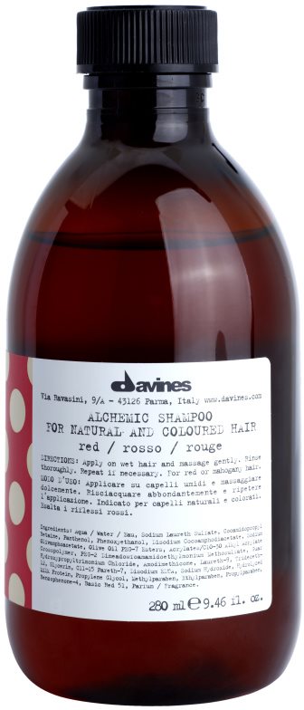 Davines Alchemic Red Shampoo voor Accentueren van Haarkleur