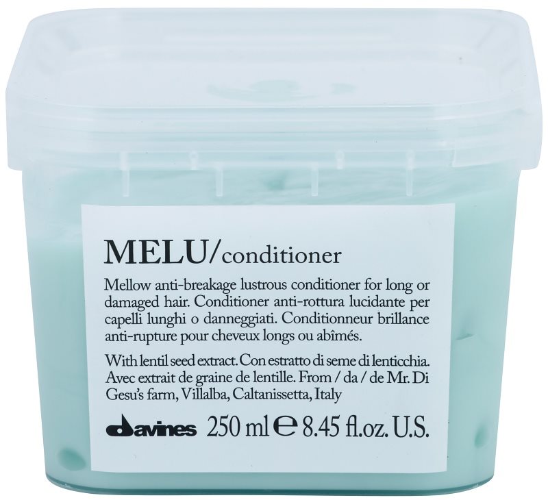 Davines Melu Lentil Seed après-shampoing doux pour cheveux abîmés et fragiles
