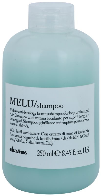 Davines Melu Lentil Seed Zachte Shampoo voor Beschadigd en Broos Haar
