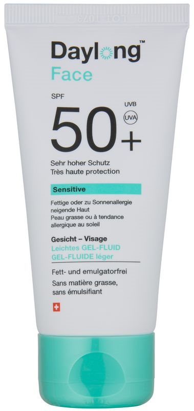 Daylong Sensitive gel-fluide protecteur pour peaux grasses et sensibles SPF 50+