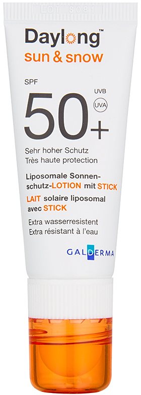 Daylong Sun & Snow crema protettiva viso ai liposomi e balsamo labbra 2 in 1 SPF 50+