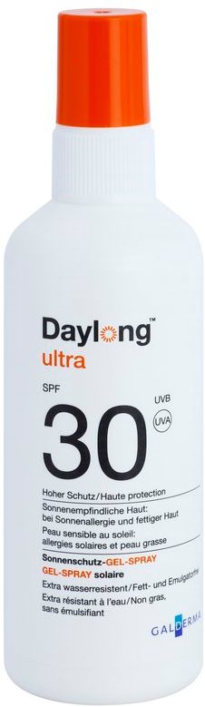 Daylong Ultra gel protetor em spray para pele sensível a oleosa SPF 30