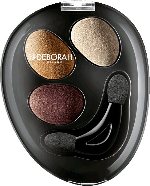 Deborah Milano HI-TECH Ombretto Trio Eyeshadow Trio for Eet and Dry Use