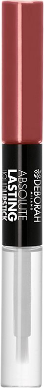 Deborah Milano Absolute Lasting ruj si luciu de buze cu persistenta indelungata 2 in 1