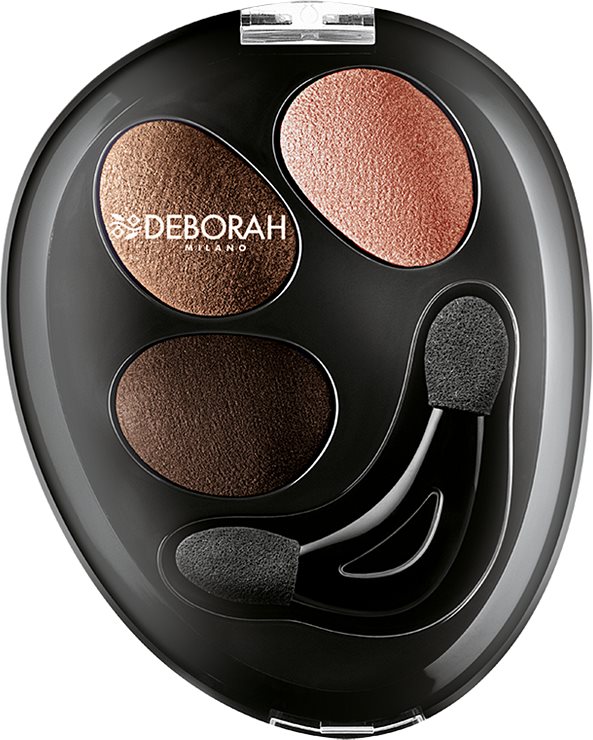 Deborah Milano HI-TECH Ombretto Trio Eyeshadow Trio for Eet and Dry Use
