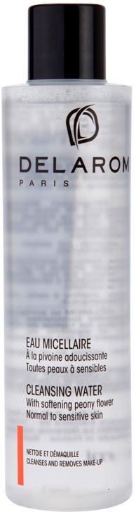 Delarom Cleaning and Removing reinigendes Gesichtswasser mit Pfingstrosen-Softer