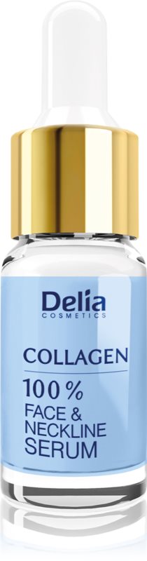 Delia Cosmetics Professional Face Care Collagen intenzivni vlažilni serum proti gubam za obraz, vrat in dekolte