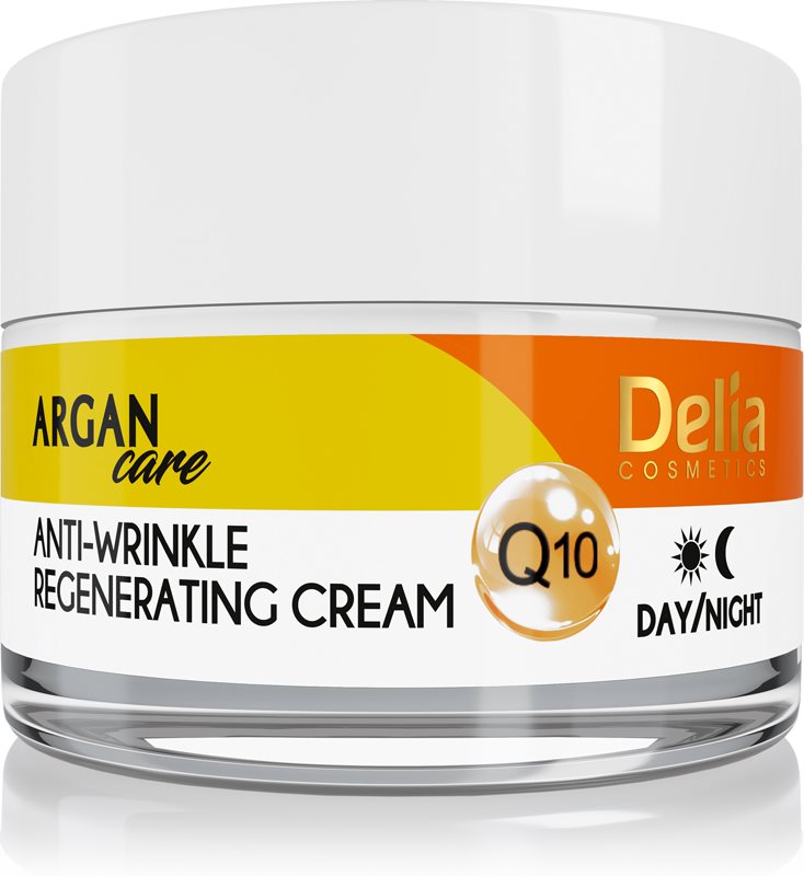 Delia Cosmetics Argan Care regeneracijska krema proti gubam s koencimom Q10