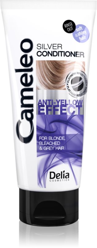 Delia Cosmetics Cameleo Silver odżywka do włosów blond i siwych neutralizujący żółtawe odcienie
