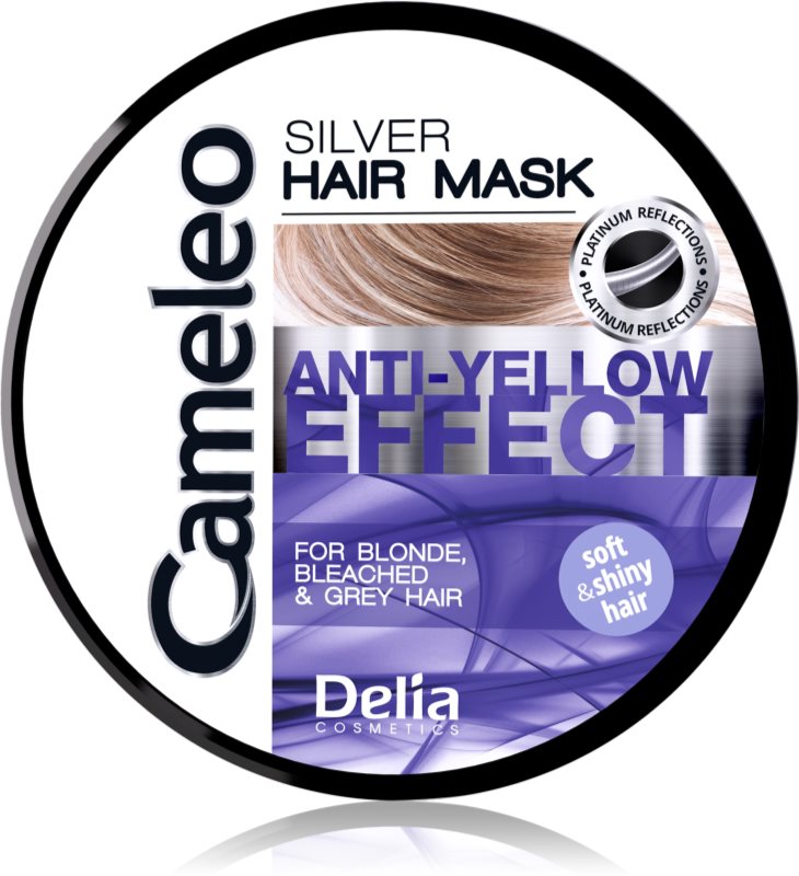 Delia Cosmetics Cameleo Silver Masca de par neutralizeaza tonurile de galben
