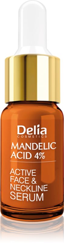 Delia Cosmetics Professional Face Care Mandelic Acid vyhladzujúce sérum s kyselinou mandľovou na tvár, krk a dekolt