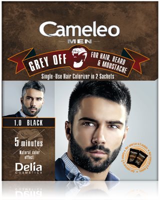 Delia Cosmetics Cameleo Men jednokratna boja za trenutno prekrivanje sijedih