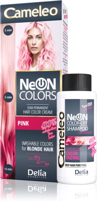 Delia Cosmetics Cameleo Neon Colors vymývajúca sa farba pre blond vlasy