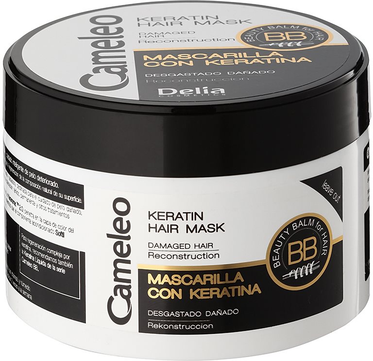 Delia Cosmetics Cameleo BB masque à la kératine pour cheveux abîmés