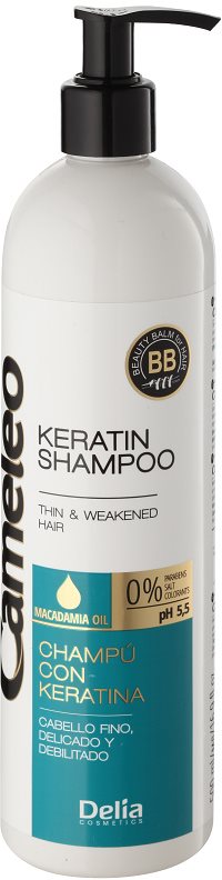 Delia Cosmetics Cameleo BB Keratine Shampoo voor Fijn en Futloss Haar